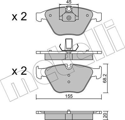 Metelli 22-0558-8 - Jarrupala, levyjarru inparts.fi