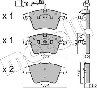 Metelli 22-0552-0 - Öljynsuodatin inparts.fi