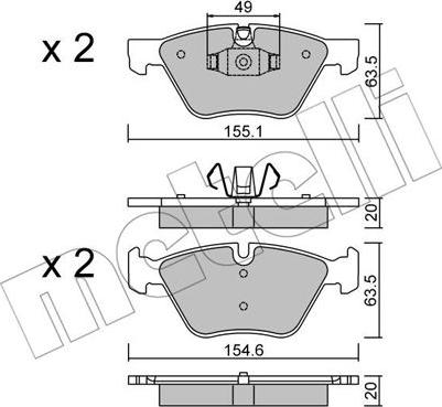 Metelli 22-0557-5 - Öljynsuodatin inparts.fi