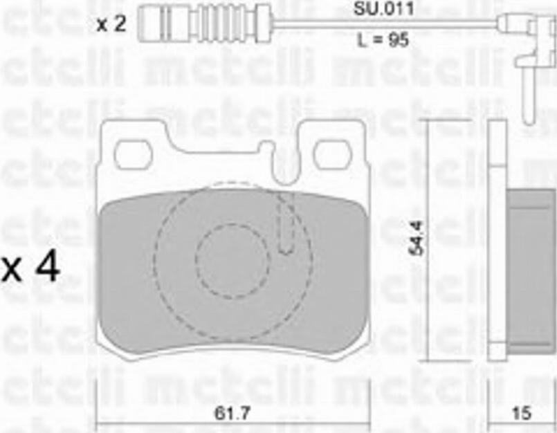 Metelli 22-0566-0K - Jarrupala, levyjarru inparts.fi