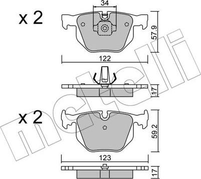 Metelli 22-0561-0 - Öljynsuodatin inparts.fi