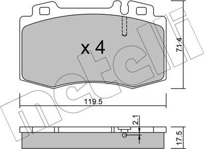 Metelli 22-0563-0 - Öljynsuodatin inparts.fi