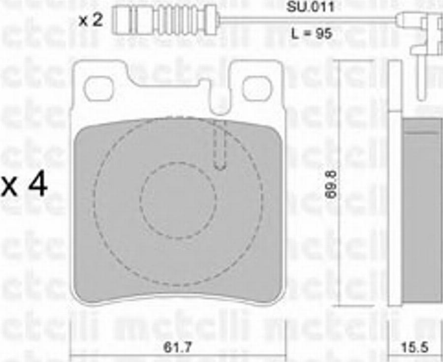 Metelli 22-0567-0K - Jarrupala, levyjarru inparts.fi