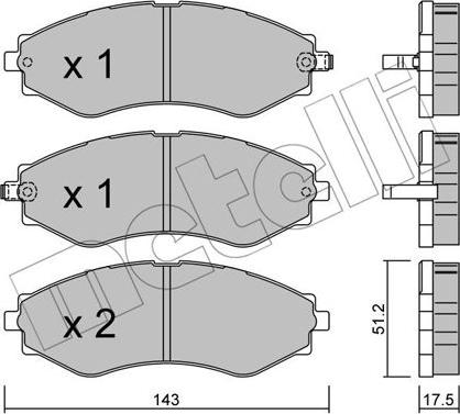 Metelli 22-0509-0 - Jarrupala, levyjarru inparts.fi