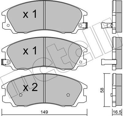 Metelli 22-0506-0 - Jarrupala, levyjarru inparts.fi