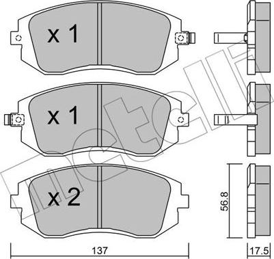 Metelli 22-0500-0 - Öljynsuodatin inparts.fi