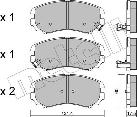 Metelli 22-0503-0 - Öljynsuodatin inparts.fi