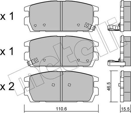 Metelli 22-0507-0 - Jarrupala, levyjarru inparts.fi