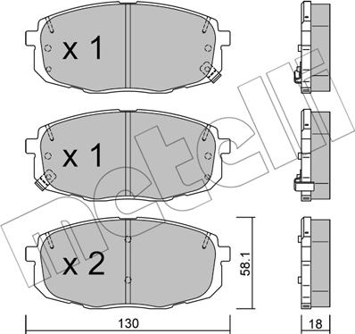 Metelli 22-0513-1 - Jarrupala, levyjarru inparts.fi