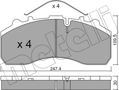 Metelli 22-0585-0 - Jarrupala, levyjarru inparts.fi