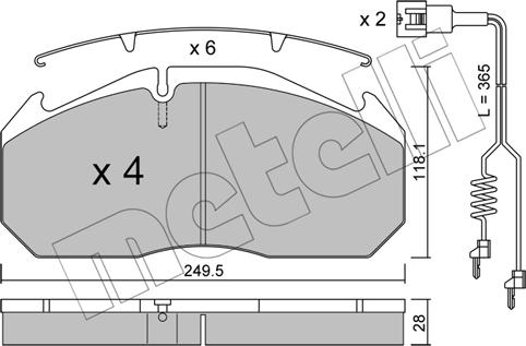 Metelli 22-0586-3K - Jarrupala, levyjarru inparts.fi