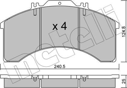 Metelli 22-0581-0 - Jarrupala, levyjarru inparts.fi