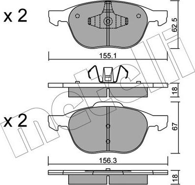 Metelli 22-0534-0 - Öljynsuodatin inparts.fi