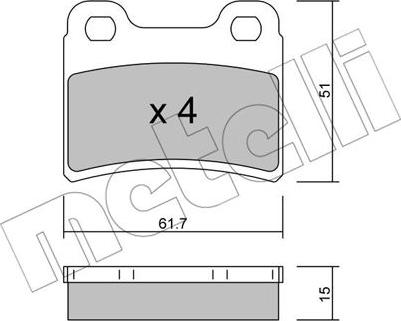 Metelli 22-0535-0 - Jarrupala, levyjarru inparts.fi