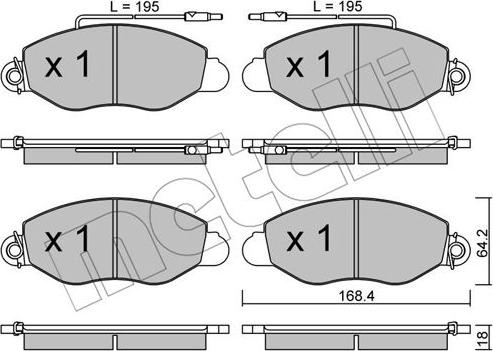 Metelli 22-0536-1 - Jarrupala, levyjarru inparts.fi