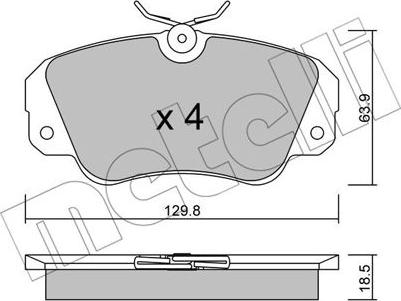 Metelli 22-0538-0 - Jarrupala, levyjarru inparts.fi