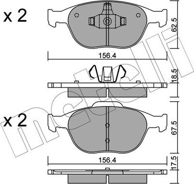 Metelli 22-0533-0 - Öljynsuodatin inparts.fi