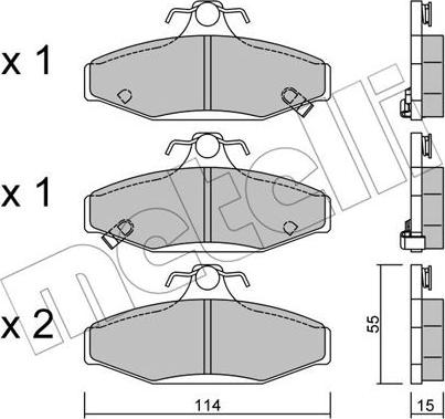 Metelli 22-0520-0 - Jarrupala, levyjarru inparts.fi