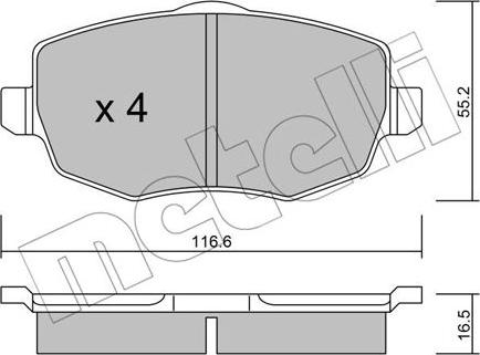 Metelli 22-0528-0 - Jarrupala, levyjarru inparts.fi