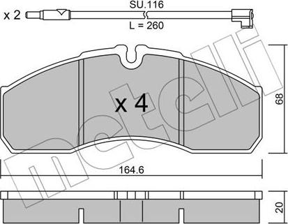 Metelli 22-0578-3K - Öljynsuodatin inparts.fi