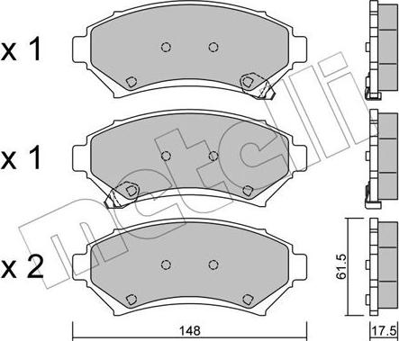 Metelli 22-0696-0 - Jarrupala, levyjarru inparts.fi