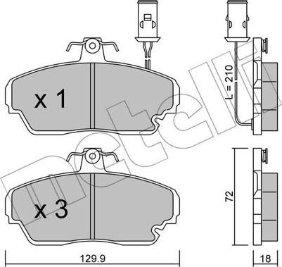 Metelli 22-0690-0 - Jarrupala, levyjarru inparts.fi