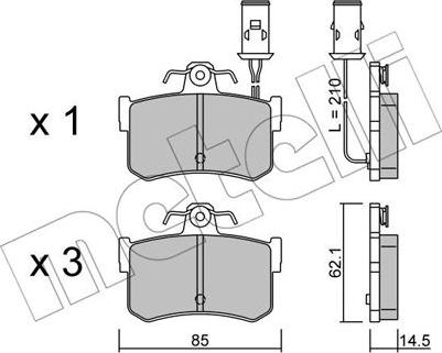 Metelli 22-0691-0 - Jarrupala, levyjarru inparts.fi