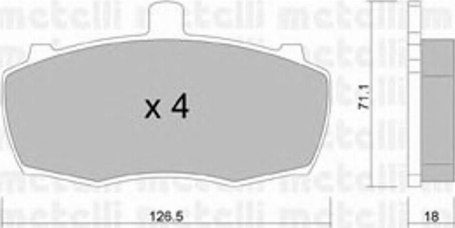 Metelli 2206920 - Jarrupala, levyjarru inparts.fi