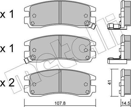 Metelli 22-0697-0 - Jarrupala, levyjarru inparts.fi