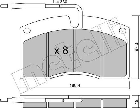 Metelli 22-0648-0 - Jarrupala, levyjarru inparts.fi