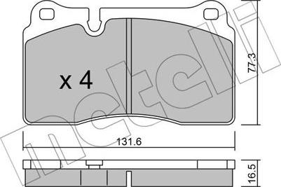 Metelli 22-0659-0 - Jarrupala, levyjarru inparts.fi