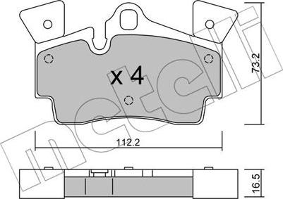 Metelli 22-0655-1 - Jarrupala, levyjarru inparts.fi