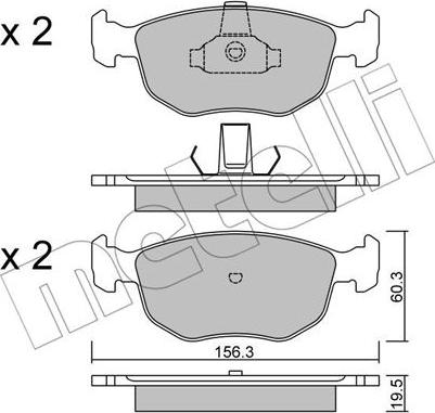 Metelli 22-0656-0 - Jarrupala, levyjarru inparts.fi