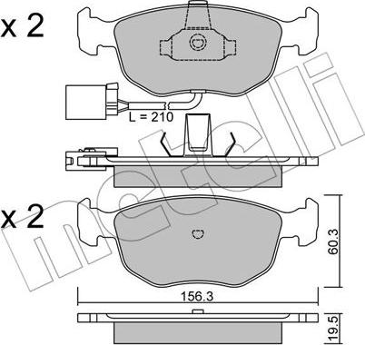 Metelli 22-0656-1 - Jarrupala, levyjarru inparts.fi