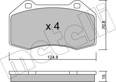 Metelli 22-0651-0 - Jarrupala, levyjarru inparts.fi