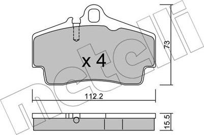 Metelli 22-0658-0 - Jarrupala, levyjarru inparts.fi