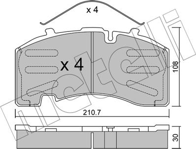 Metelli 22-0652-0 - Jarrupala, levyjarru inparts.fi