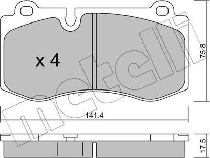 Metelli 22-0669-0 - Öljynsuodatin inparts.fi