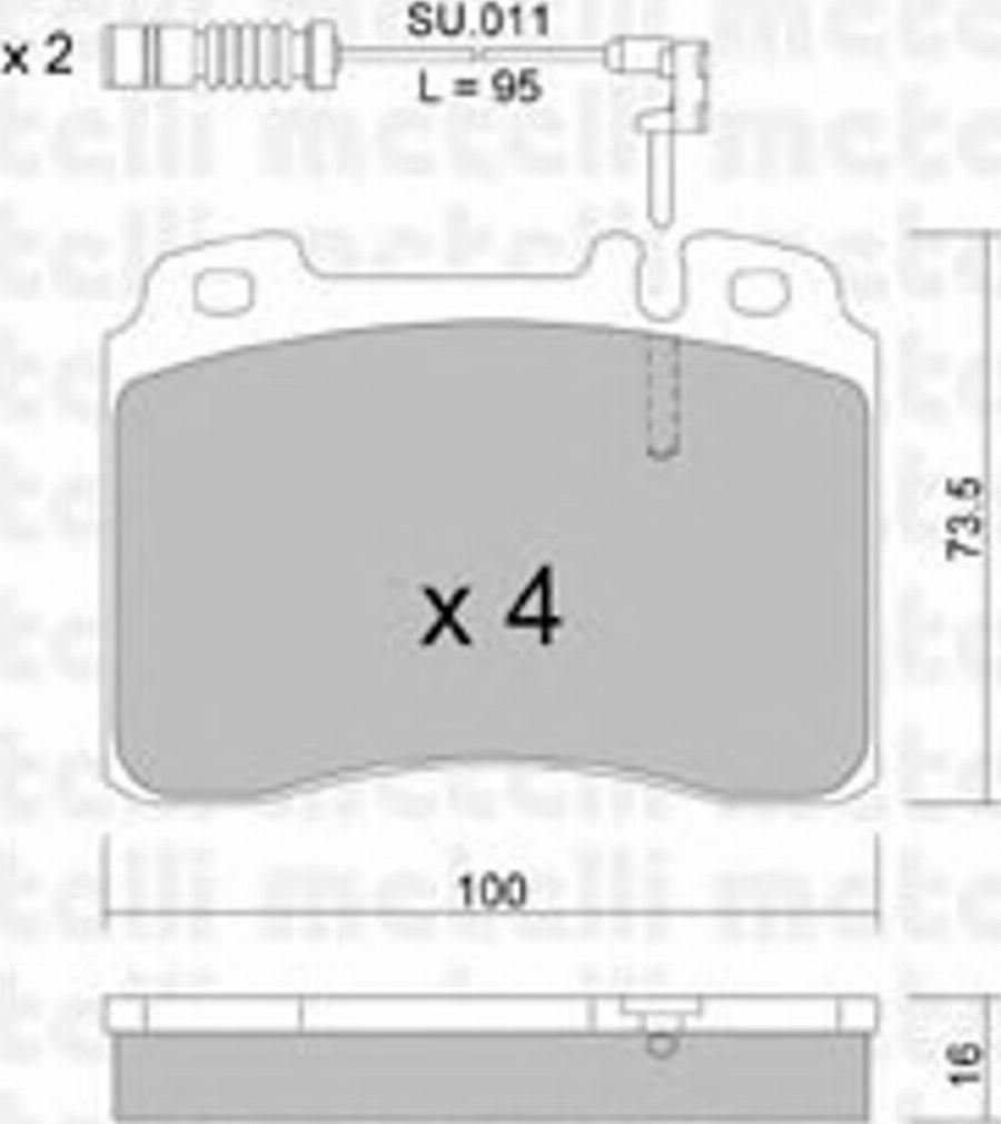 Metelli 22-0667-1K - Jarrupala, levyjarru inparts.fi