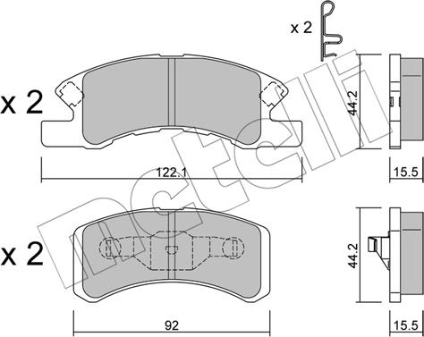 Metelli 22-0605-0 - Öljynsuodatin inparts.fi