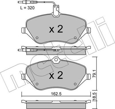 Metelli 22-0601-1 - Jarrupala, levyjarru inparts.fi