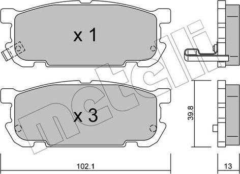 Metelli 22-0608-0 - Jarrupala, levyjarru inparts.fi