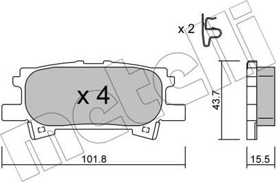 Metelli 22-0619-0 - Öljynsuodatin inparts.fi