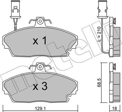 Metelli 22-0689-0 - Jarrupala, levyjarru inparts.fi