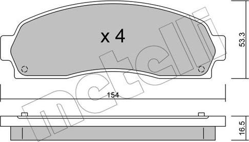 Metelli 22-0685-0 - Jarrupala, levyjarru inparts.fi