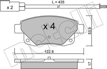 Metelli 22-0681-0 - Öljynsuodatin inparts.fi