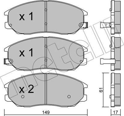 Metelli 22-0633-0 - Jarrupala, levyjarru inparts.fi