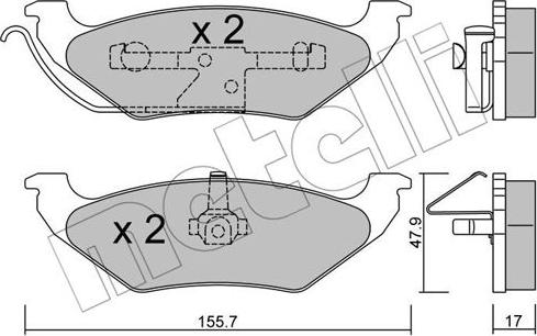 Metelli 22-0624-0 - Jarrupala, levyjarru inparts.fi