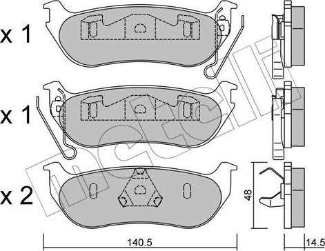 Metelli 22-0627-0 - Jarrupala, levyjarru inparts.fi