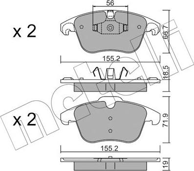 Metelli 22-0675-3 - Öljynsuodatin inparts.fi